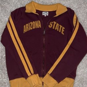 Arizona State Vintage Zip up Crewneck